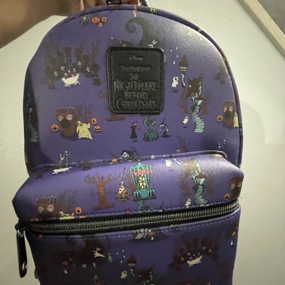 Super cute Disney xNightmare before Christmas mini backpack - Picture 3 of 6